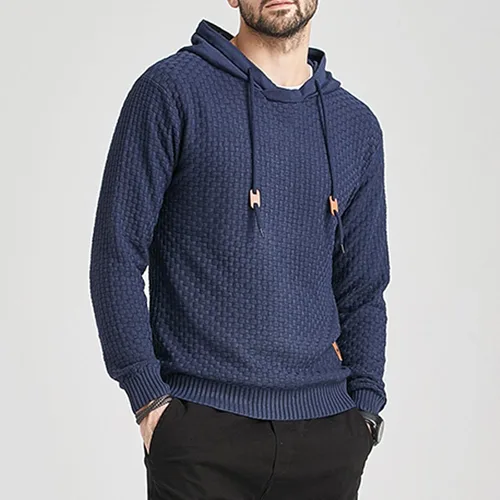 Miniatura 6 de Shiyingl Plaid Printed Sweatshirt for Men Casual Long SLeeve Waffle Pullover Patchwork Breathable Running Workout Blouse Tops