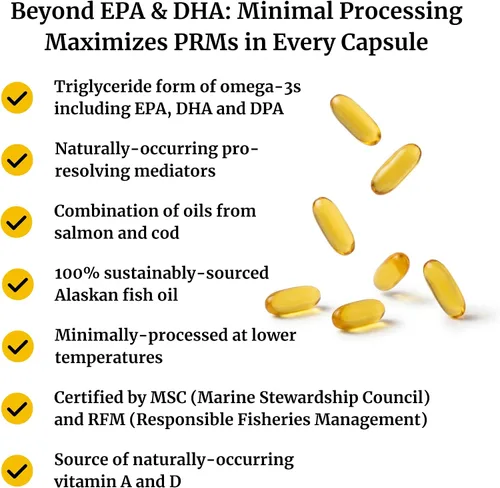 Miniatura 3 de BIG BOLD HEALTH Suplemento de aceite de pescado de Alaska silvestre rejuvenecedor Omega-3 con PRMs & ácidos grasos EPA, DHA y DPA Vitaminas A y D
