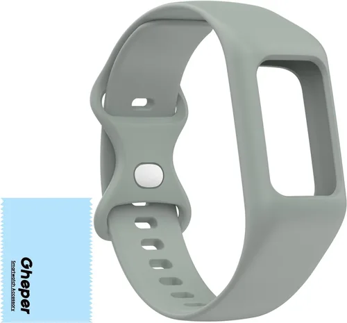 Miniatura 13 de Correa de reloj suave compatible con Fitbit Charge 6, Charge 5, Charge 4, Charge 3/3SE, correa de muñeca de silicona protectora todo en uno, correa