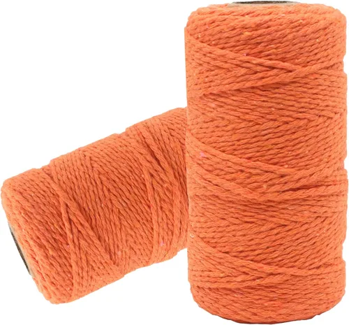 Miniatura 19 de Cuerda de algodón para panaderos: cuerda de pan púrpura claro de 0.079 in, cuerda de 656 pies para envolver regalos 06 Púrpura Claro