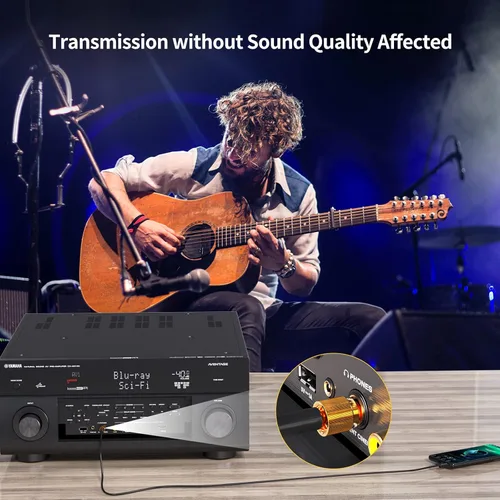 Miniatura 7 de CableCreation Adaptador de audio para auriculares de 1/4 a 1/8 pulgadas, conector estéreo TRS macho a hembra, convertidor de audio chapado en oro