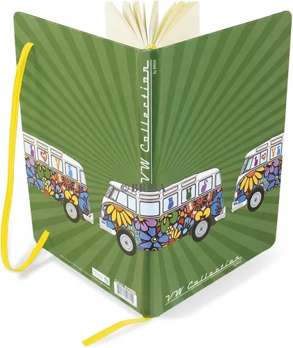 Miniatura 5 de BRISA VW Collection - Cuaderno Volkswagen, cuaderno de escritura, forrado con encuadernación de tapa dura en diseño Beetle Bug DIN A5