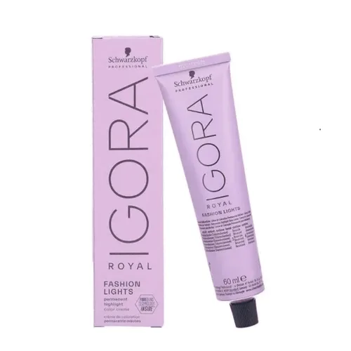 Schwarzkopf Igora Royal Fashion Lights - Crema de coloración permanente con tecnología Fibrebond (L-77 Cobre Extra)