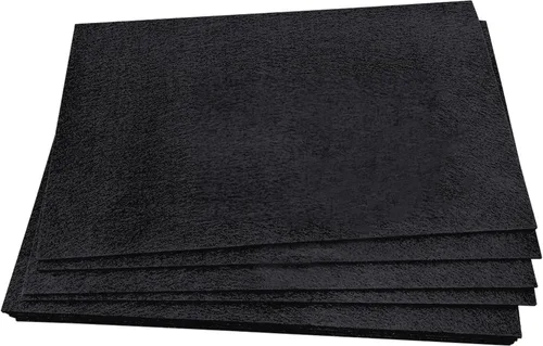 Jtnohx Hojas de fieltro rígidas para manualidades, tela de fieltro de 0.079 pulgadas de grosor para manualidades, 12 cuadrados de fieltro de color