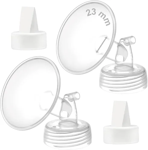 Miniatura 19 de Maymom Válvula de brida y pico de pato de 0.827 in compatible con piezas de bomba de repuesto Spectra S1 S2 9 Plus, no original Spectra Brida