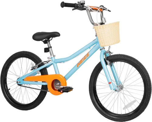 Miniatura 14 de Bicicleta infantil WEIZE, 16 y 20 pulgadas para niños y niñas de 4 a 12 años, altura del ciclista 41-62 pulgadas, asiento y manillares ajustables