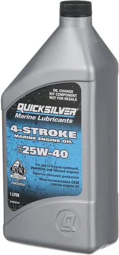 Miniatura 4 de Kit de cambio de aceite Quicksilver de 4 tiempos – para motores fuera de borda Mercury – 15, 20, 25, 30, 40, 50, 60, 75, 90, 115, 150, 175, 200