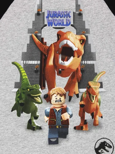 Miniatura 7 de LEGO Jurassic World - Camiseta de manga larga para niños