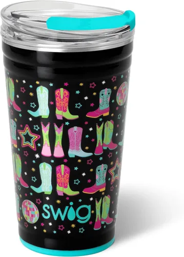 Miniatura 32 de Swig Life - Vaso aislante de 22 onzas, vaso de viaje para café con tapa, taza de café para viaje compatible con portavasos, de acero inoxidable