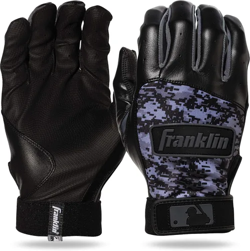 Franklin Sports MLB Guantes de bateo - Guantes Digitek Camo - Cuero de primera calidad - Varios colores - Tallas para adultos