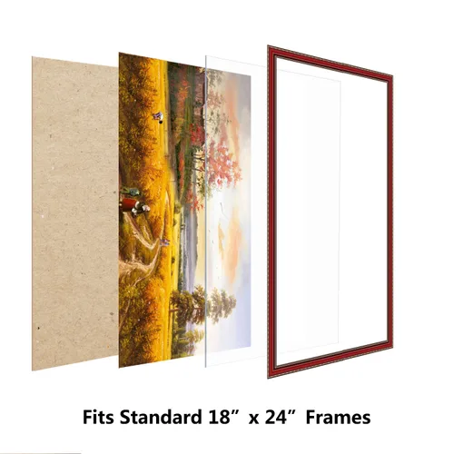 Miniatura 3 de Paneles de lámina de PET/plexiglás (18 x 24 pulgadas, 2 unidades, 0.03 pulgadas de grosor); uso para protector de estornudos, proyectos