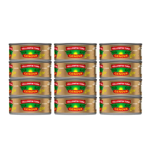 Miniatura 10 de Genova Atún de aleta amarilla premium en aceite de oliva, latas de 5 onzas, paquete de 8 – Atún enlatado rico en nutrientes y alto contenido