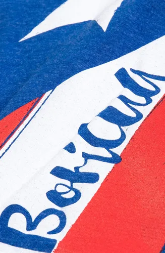Miniatura 5 de BORICUA Playera cuello en V PR Puerto Rican Pride, bandera nuyoricana