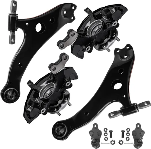 Miniatura 86 de Detroit Axle - Kit de extremo delantero para Chrysler 300 Dodge Charger Challenger 2011-2023, 2 brazos de control inferiores traseros 2 varillas