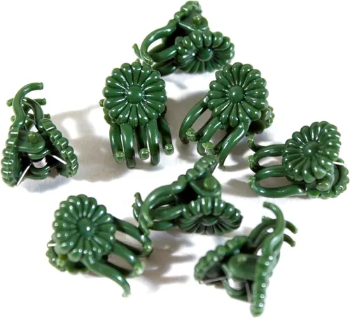Miniatura 2 de SuperMoss (90541) Clips de orquídea margarita, verde, pequeño (30 unidades)