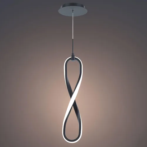 Miniatura 4 de WAC Lighting dweLED, mini colgante LED Marise 4in 3000K en negro