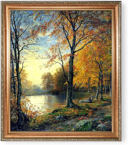 Miniatura 389 de A&T ARTWORK Campo de trigo con cipreses de Van Gogh Las reproducciones de arte clásico mundial, impresiones en lienzo giclée para decoración