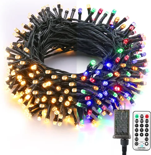 Miniatura 11 de Brizled Luces de Navidad inteligentes, 66 pies, 200 luces LED que cambian de color, aplicación y control de voz, luces de árbol de Navidad Blanco