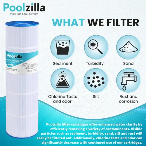 Miniatura 7 de Poolzilla Paquete de 2 cartuchos de filtro de piscina de repuesto para PCC105, Filbur FC-1977, 570-0425-07, Unicel C-7471, R173576, Pentair CCP420
