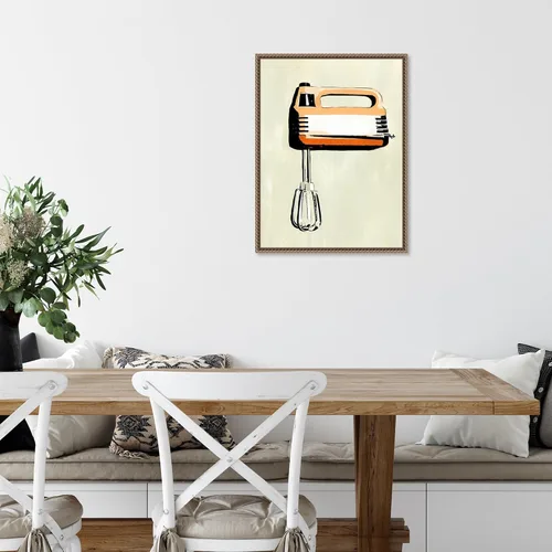 Miniatura 6 de Amanti Art Lienzo enmarcado para pared, 24 x 18 pulgadas, aparato de cocina retro III por Annie Warren, lienzo enmarcado para pared, obras de arte