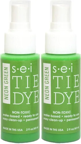 Miniatura 53 de S.E.I. Botella de spray de teñido anudado de caléndula: 2 oz. Spray de tinte de tela no tóxico, tinte permanente para ropa DIY, One Step