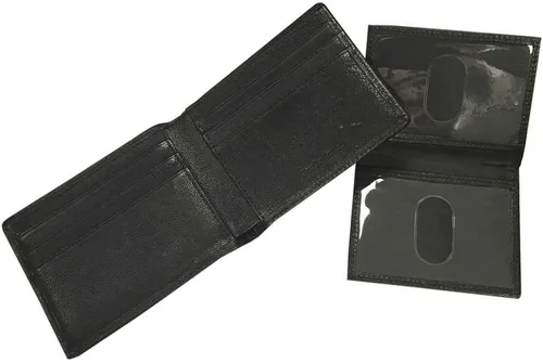 Miniatura 2 de Harley-Davidson Eagle Emboss Billfold para hombre con billetera de identificación extraíble EE9041L-BLK, Negro