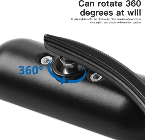 Miniatura 7 de 8mm 10mm Espejos Mini para Motocicleta Negros Compatibles con Honda Suzuki Harley Road King Street Electra Glide Road Glide Dyna Softail Retrovisor