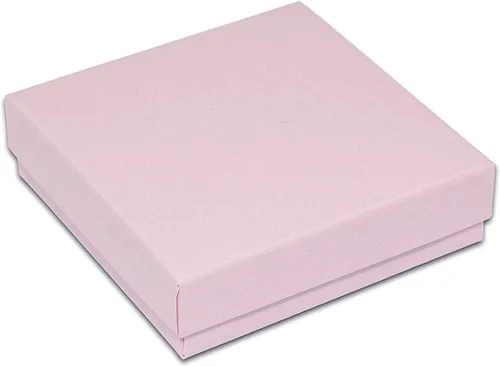 Miniatura 6 de RJ Displays Paquete de 6 cajas de joyería de cartón de papel kraft marrón rellenas de algodón para collares, cajas de pulsera, reloj y caja