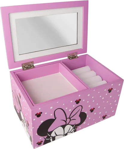 Miniatura 6 de Disney Joyero de Minnie Mouse, muestra tu organizador de joyas estilo Minnie