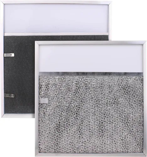 Filtro de campana extractora Filtro de aluminio con lente ligera 11-1/2 X 11-3/4 X 3/8 Marco de aluminio grueso para Broan R610045, R610050,