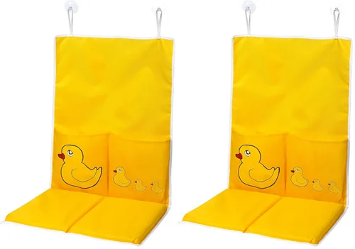 Miniatura 6 de Handy Laundry Almohadilla para rodillas de baño para bebé: la alfombrilla de baño tiene almohadillas gruesas para mayor comodidad y dos bolsillos