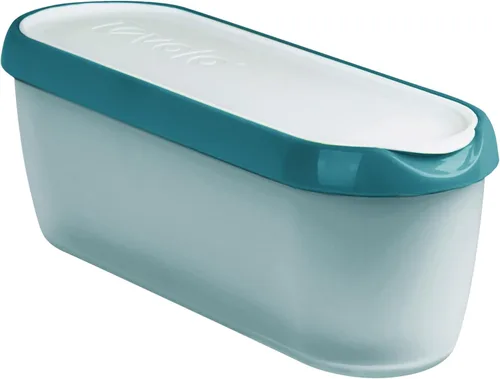 Tovolo Recipientes de Helado Reutilizables para Helado Casero Azul Marino, Recipiente de Helado Glide A Scoop para Helado, 1.5 Quart Libre de BPA