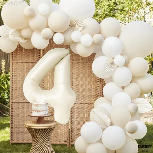 Miniatura 1252 de KatchOn, Globo grande azul número 2 de 40 pulgadas Decoraciones de cumpleaños de Baby Shark para niño de 2 años Globo azul número 2 Globo