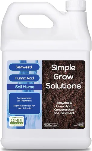 Miniatura 8 de Mezcla Orgánica de Ácido Húmico de Súper Algas Marinas - Algas Marinas Líquidas para Césped y Plantas - Hume del Suelo - Simple Grow Solutions