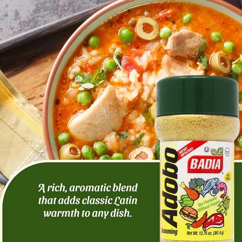 Miniatura 3 de Badia Adobo sin pimienta, 12.75 oz - Mezcla de condimentos latinos tradicionales