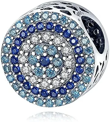 Pandach Dijes de plata de ley 925 para pulseras y collares, colgantes de mariposa y auriculares, dijes de trébol, joyería de regalo para mujeres