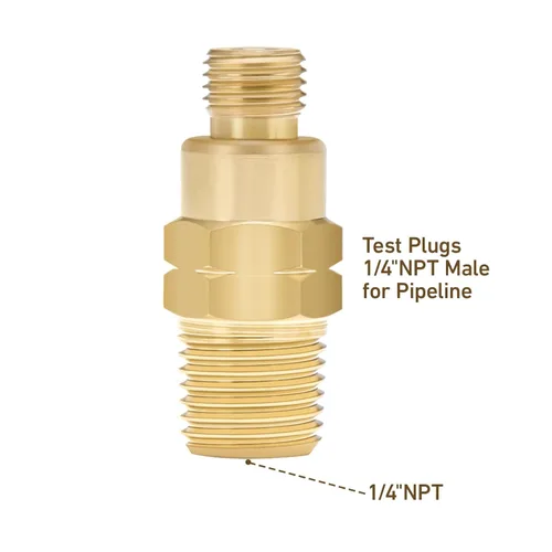 Miniatura 12 de MEASUREMAN Medidor de presión de 0-60 psi/kpa lleno de líquido con adaptador de medidor de latón 1/4NPT hembra, sonda de 2-1/2 pulg. x 1-2/5" x 1/8