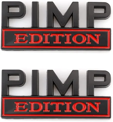 Miniatura 50 de Fuck IT Edition, emblema para el lado del coche, parte trasera, capó, puerta del maletero, 3D, para F 150, F250, F350, Silverdo, 1500, 2500, Sierra