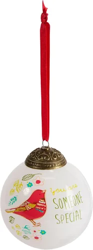 Miniatura 11 de Pavilion Gift Company 54026 - Adorno floral de cristal con texto en inglés "A Mother's Love Best Mom Ever", diseño de pájaro verde azulado
