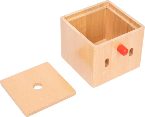 Miniatura 7 de Adena Montessori Juguetes infantiles llenos de madera de la caja del tejido del bebé para el bebé de 6-12 meses