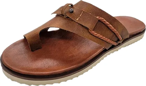 Miniatura 111 de Ladmiple Sandalias ortopédicas florales de moda 2023 con soporte de arco, zapatillas romanas casuales con puntera abierta
