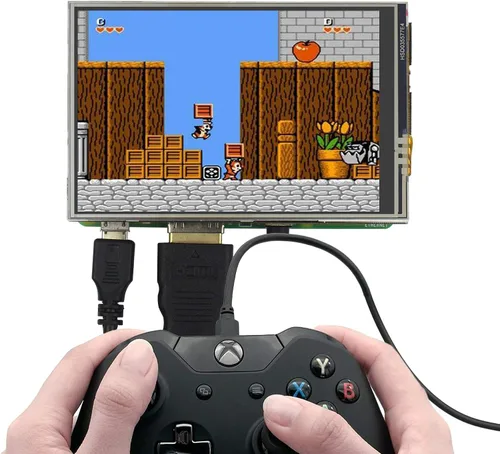 Miniatura 3 de para Raspberry Pi 3 B+ Pantalla táctil de 3.5 pulgadas con estuche, monitor TFT LCD de 320x480 píxeles