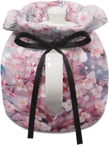 Miniatura 3 de DISNIMO Funda de tetera aislada a prueba de polvo con diseño floral de colibrí, para mantener el calor, accesorios decorativos, colcha