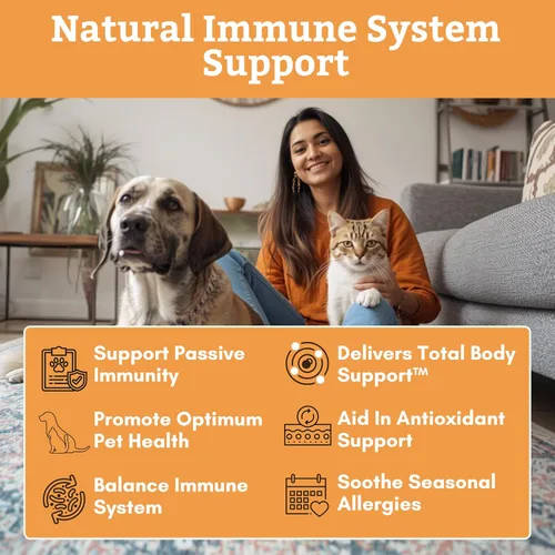 Miniatura 2 de Wholistic Pet Organics Suplemento de vitamina C para la piel y el pelaje de los perros - 1 oz - Medicamento para el alivio de la alergia del perro