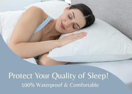 Miniatura 4 de Protector de almohada impermeable con cremallera, tamaño estándar