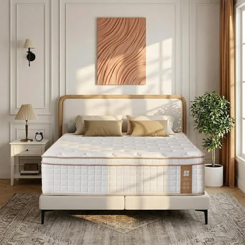 Miniatura 14 de Profus Colchón individual de 6 pulgadas con resorte Bonnell, colchón individual para niños, colchón de espuma viscoelástica para sueño toda la noche