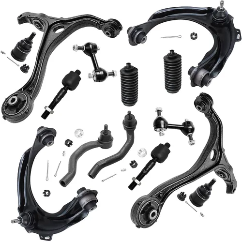 Miniatura 59 de Detroit Axle - Kit de suspensión frontal de 16 piezas para RWD Chrysler 300 Dodge Charger Challenger Magnum 6 brazos de control con rótulas 2
