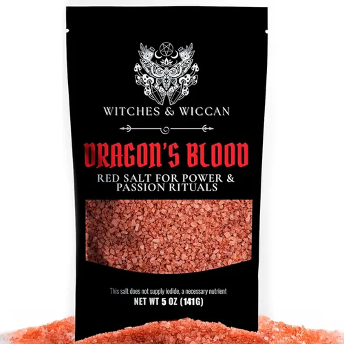 Miniatura 11 de Sal negra para rituales de protección y hechizos wiccanos, cristales de protección de energía negativa hechos a mano para brujería, bolsa de 14