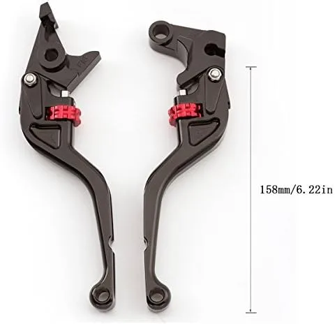 Miniatura 2 de FXCNC Palancas de embrague de freno de motocicleta compatibles con TTR125L/LE/LW 00-16, YFM700 Raptor 700R 00-06, Raptor YFM660 01-05, XT660/R/X