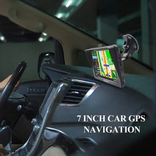 Miniatura 4 de AWESAFE Navegador GPS para coche, camión, RV con Bluetooth, mapa 2026, pantalla táctil GPS de 7 pulgadas para automóvil, GPS para vehículo